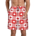 thumbnail image 1 of Kdxio Maple Leaves1 Pattern Mens Casual Shorts - Drawstring Summer Beach Sports Shorts for Men, 1 of 9