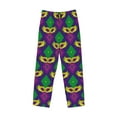 thumbnail image 1 of Kdxio Mardi Gras Carnival3 Print Men's Sleep Pajama Pant Lounge Pants with Pockets, 1 of 8