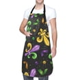 thumbnail image 1 of Kdxio Mardi Gras Carnival4 Apron with Pockets Adjustable Kitchen Aprons for Men Women Waterproof Aprons for Cooking,Drawing,Crafting, Baking Household Cleaning, 1 of 8