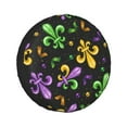 thumbnail image 1 of Kdxio Mardi Gras Carnival4 for Tire Cover Wheel Protectors Tyre Covers Weatherproof Wheel Covers Universal Fit for Trailer Rv SUV Truck Camper Travel Trailers 14 inch, 1 of 8