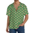 thumbnail image 1 of Kdxio Men'S Hawaiian Shirt For Men Short Sleeve Shirt 60s And 70s Style Summer Casual Holiday Beach Button Down T-Shirts, 1 of 5