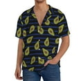 thumbnail image 1 of Kdxio Men'S Hawaiian Shirt For Men Short Sleeve Shirt Avocado Summer Casual Holiday Beach Button Down T-Shirts, 1 of 5