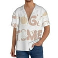 thumbnail image 1 of Kdxio Men'S Hawaiian Shirt For Men Short Sleeve Shirt Cat Yoga Time Summer Casual Holiday Beach Button Down T-Shirts, 1 of 5
