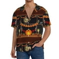thumbnail image 1 of Kdxio Men'S Hawaiian Shirt For Men Short Sleeve Shirt Halloween Decoration Summer Casual Holiday Beach Button Down T-Shirts, 1 of 5