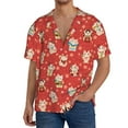 thumbnail image 1 of Kdxio Men'S Hawaiian Shirt For Men Short Sleeve Shirt Japanese Maneki Cats Summer Casual Holiday Beach Button Down T-Shirts, 1 of 5