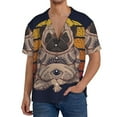 thumbnail image 1 of Kdxio Men'S Hawaiian Shirt For Men Short Sleeve Shirt Pug Dog Yoga Summer Casual Holiday Beach Button Down T-Shirts, 1 of 5