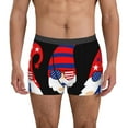thumbnail image 1 of Kdxio Men's Boxer Briefs with 4th of July Gnomes Print - Comfortable and Breathable Underwear for Everyday Wear, 1 of 5