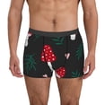 thumbnail image 1 of Kdxio Men's Boxer Briefs with Amanita Mushroom Print - Comfortable and Breathable Underwear for Everyday Wear, 1 of 7