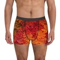 thumbnail image 1 of Kdxio Men's Boxer Briefs with Autumn Leaf Print - Comfortable and Breathable Underwear for Everyday Wear, 1 of 7