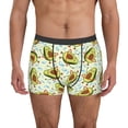 thumbnail image 1 of Kdxio Men's Boxer Briefs with Avocado Doing Sport Print - Comfortable and Breathable Underwear for Everyday Wear, 1 of 7