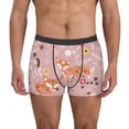 thumbnail image 1 of Kdxio Men's Boxer Briefs with Beautiful Fox Print - Comfortable and Breathable Underwear for Everyday Wear, 1 of 7