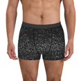 Kdxio Men's Boxer Briefs with Black And White Dotted Print