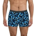 thumbnail image 1 of Kdxio Men's Boxer Briefs with Blue Butterfly Print - Comfortable and Breathable Underwear for Everyday Wear, 1 of 7
