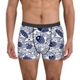 thumbnail image 1 of Kdxio Men's Boxer Briefs with Blue Fish1 Print - Comfortable and Breathable Underwear for Everyday Wear, 1 of 5