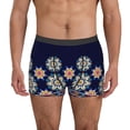 thumbnail image 1 of Kdxio Men's Boxer Briefs with Blue Mandala Print - Comfortable and Breathable Underwear for Everyday Wear, 1 of 7