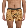 thumbnail image 1 of Kdxio Men's Boxer Briefs with Brown Mushrooms Print - Comfortable and Breathable Underwear for Everyday Wear, 1 of 7