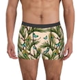 thumbnail image 1 of Kdxio Men's Boxer Briefs with Butterflies And Peacock Feathers Print - Comfortable and Breathable Underwear for Everyday Wear, 1 of 5