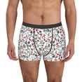 thumbnail image 1 of Kdxio Men's Boxer Briefs with Christmas Elements Print - Comfortable and Breathable Underwear for Everyday Wear, 1 of 7