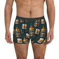 thumbnail image 1 of Kdxio Men's Boxer Briefs with Cigar Print - Comfortable and Breathable Underwear for Everyday Wear, 1 of 5