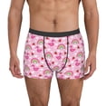 thumbnail image 1 of Kdxio Men's Boxer Briefs with Cute Flamingo Print - Comfortable and Breathable Underwear for Everyday Wear, 1 of 7