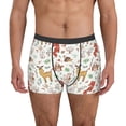 thumbnail image 1 of Kdxio Men's Boxer Briefs with Cute Little Animals Print - Comfortable and Breathable Underwear for Everyday Wear, 1 of 7