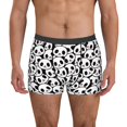 thumbnail image 1 of Kdxio Men's Boxer Briefs with Cute Panda Face Print - Comfortable and Breathable Underwear for Everyday Wear, 1 of 5