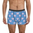 thumbnail image 1 of Kdxio Men's Boxer Briefs with Cute Poodle Dog Print - Comfortable and Breathable Underwear for Everyday Wear, 1 of 7