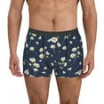 thumbnail image 1 of Kdxio Men's Boxer Briefs with Daisies Flowers Print - Comfortable and Breathable Underwear for Everyday Wear, 1 of 7