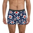 thumbnail image 1 of Kdxio Men's Boxer Briefs with Daisy Flowers Print - Comfortable and Breathable Underwear for Everyday Wear, 1 of 5