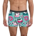 thumbnail image 1 of Kdxio Men's Boxer Briefs with Dogs With Swimming Print - Comfortable and Breathable Underwear for Everyday Wear, 1 of 5