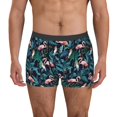 thumbnail image 1 of Kdxio Men's Boxer Briefs with Flamingos And Birds Print - Comfortable and Breathable Underwear for Everyday Wear, 1 of 7