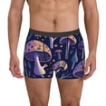 thumbnail image 1 of Kdxio Men's Boxer Briefs with Floral Hippie Mushrooms Print - Comfortable and Breathable Underwear for Everyday Wear, 1 of 7
