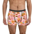 thumbnail image 1 of Kdxio Men's Boxer Briefs with Funny Food Print - Comfortable and Breathable Underwear for Everyday Wear, 1 of 5