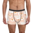thumbnail image 1 of Kdxio Men's Boxer Briefs with Geese and Flower Print - Comfortable and Breathable Underwear for Everyday Wear, 1 of 7