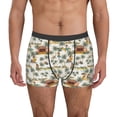 thumbnail image 1 of Kdxio Men's Boxer Briefs with Hawaiian Style Print - Comfortable and Breathable Underwear for Everyday Wear, 1 of 7