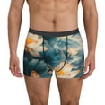 thumbnail image 1 of Kdxio Men's Boxer Briefs with Mountain Lotus Serenity Print - Comfortable and Breathable Underwear for Everyday Wear, 1 of 5