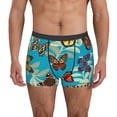 thumbnail image 1 of Kdxio Men's Boxer Briefs with Multicolored Butterflies Print - Comfortable and Breathable Underwear for Everyday Wear, 1 of 7
