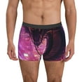 thumbnail image 1 of Kdxio Men's Boxer Briefs with Neon Futuristic Dragon Print - Comfortable and Breathable Underwear for Everyday Wear, 1 of 5
