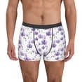 thumbnail image 1 of Kdxio Men's Boxer Briefs with Orchids Flowers Print - Comfortable and Breathable Underwear for Everyday Wear, 1 of 7