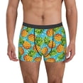 thumbnail image 1 of Kdxio Men's Boxer Briefs with Pineapple Print - Comfortable and Breathable Underwear for Everyday Wear, 1 of 7