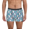 thumbnail image 1 of Kdxio Men's Boxer Briefs with Rabbit And Rainbow Print - Comfortable and Breathable Underwear for Everyday Wear, 1 of 7