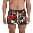 thumbnail image 1 of Kdxio Men's Boxer Briefs with Red Mushrooms Print - Comfortable and Breathable Underwear for Everyday Wear, 1 of 7