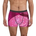 thumbnail image 1 of Kdxio Men's Boxer Briefs with Sparkling Pink Toilet Print - Comfortable and Breathable Underwear for Everyday Wear, 1 of 5