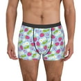 thumbnail image 1 of Kdxio Men's Boxer Briefs with Strawberry And Flowers Print - Comfortable and Breathable Underwear for Everyday Wear, 1 of 7