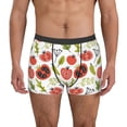 thumbnail image 1 of Kdxio Men's Boxer Briefs with Tomatoes Print - Comfortable and Breathable Underwear for Everyday Wear, 1 of 7