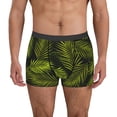 thumbnail image 1 of Kdxio Men's Boxer Briefs with Tropical Palm Leaves Fern Leaf Print - Comfortable and Breathable Underwear for Everyday Wear, 1 of 7