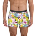 thumbnail image 1 of Kdxio Men's Boxer Briefs with Tropical Pineapples Print - Comfortable and Breathable Underwear for Everyday Wear, 1 of 5