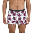 thumbnail image 1 of Kdxio Men's Boxer Briefs with Tulips Flowers Print - Comfortable and Breathable Underwear for Everyday Wear, 1 of 7