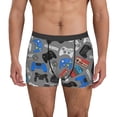 thumbnail image 1 of Kdxio Men's Boxer Briefs with Video Game Print - Comfortable and Breathable Underwear for Everyday Wear, 1 of 7