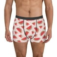 thumbnail image 1 of Kdxio Men's Boxer Briefs with Watermelon Print - Comfortable and Breathable Underwear for Everyday Wear, 1 of 7